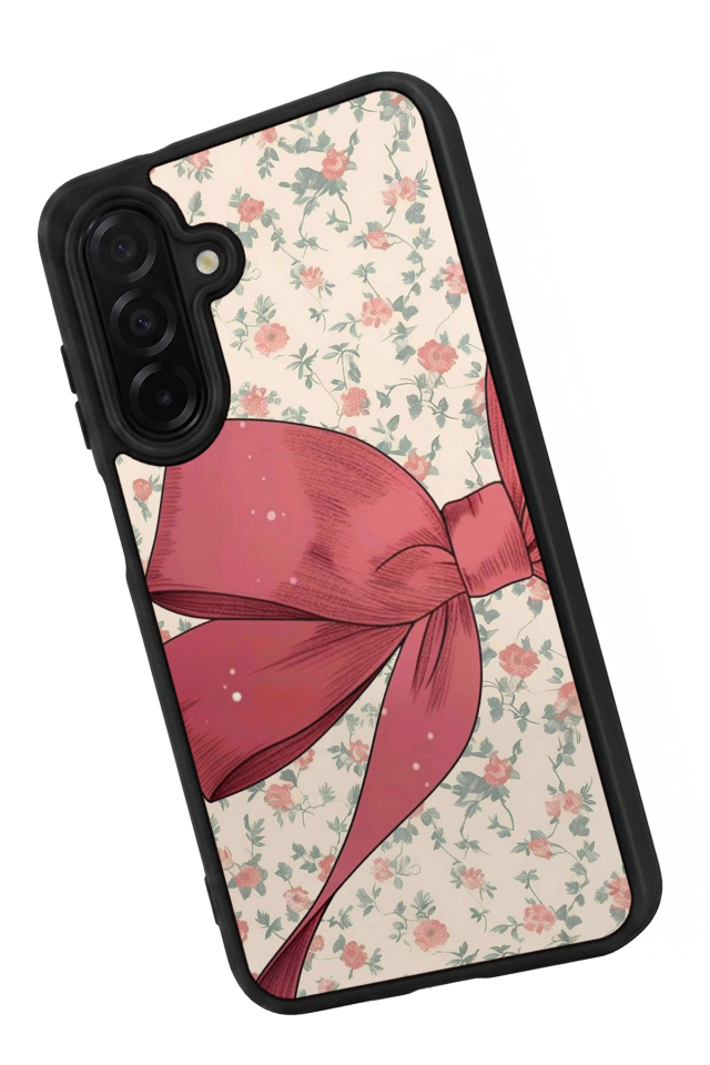 Samsung Galaxy A56 Uyumlu Kurdele Tasarımlı Glossy Premium Kılıf