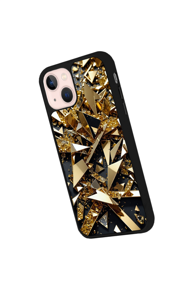 iPhone 15 Uyumlu Mermer Marble Tasarımlı Glossy Premium Kılıf