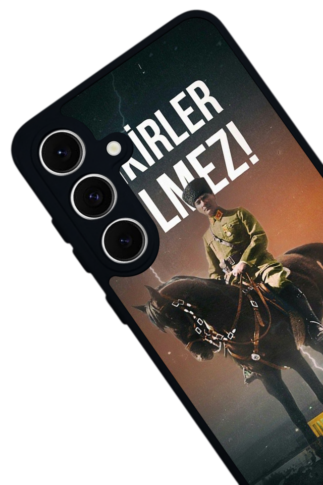 Samsung Galaxy S24 FE Uyumlu Mustafa Kemal Ataturk Tasarımlı Glossy Premium Kılıf