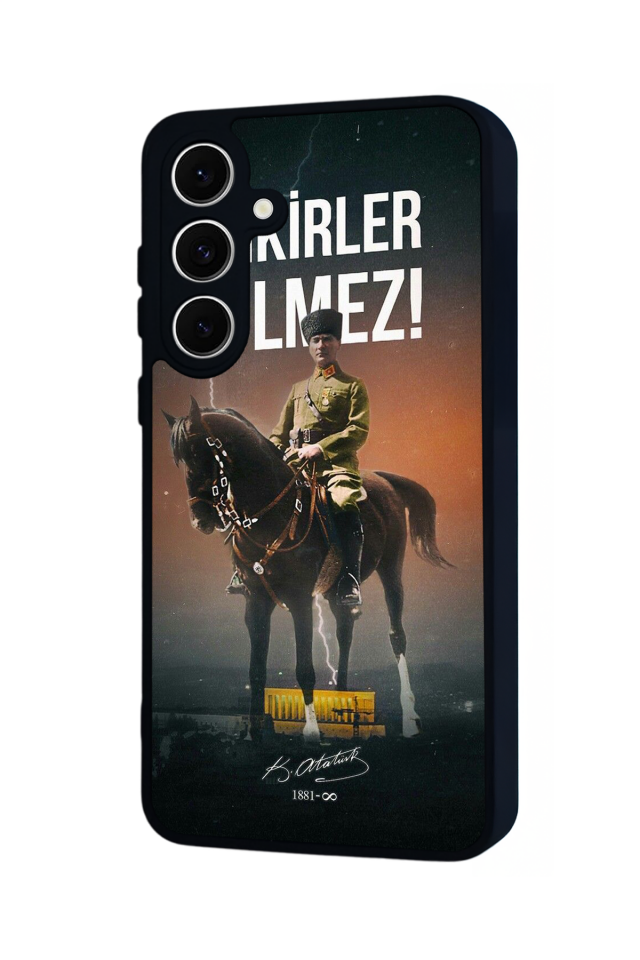 Samsung Galaxy S24 FE Uyumlu Mustafa Kemal Ataturk Tasarımlı Glossy Premium Kılıf