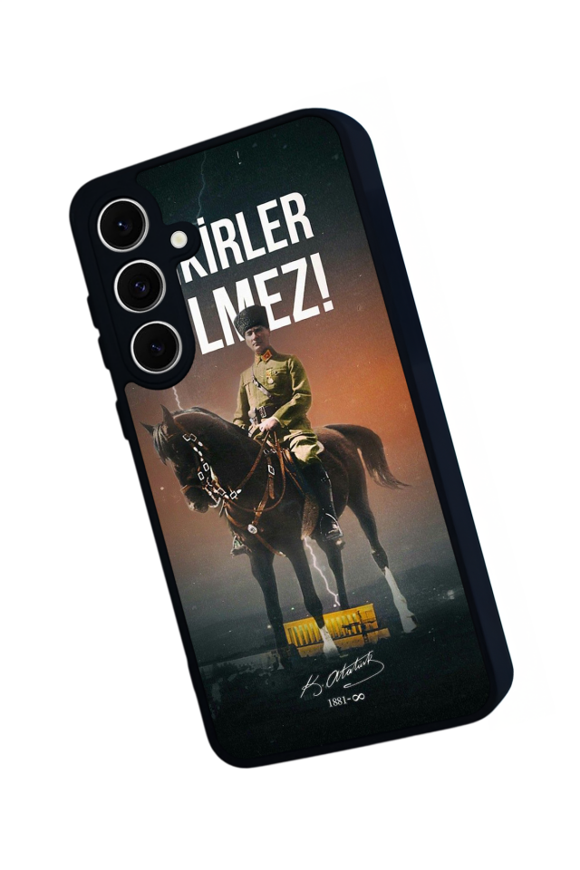 Samsung Galaxy S24 FE Uyumlu Mustafa Kemal Ataturk Tasarımlı Glossy Premium Kılıf