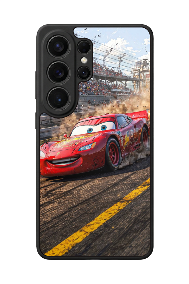 Samsung Galaxy S26 Ultra Uyumlu Şimsek McQueen Tasarımlı Glossy Premium Kılıf