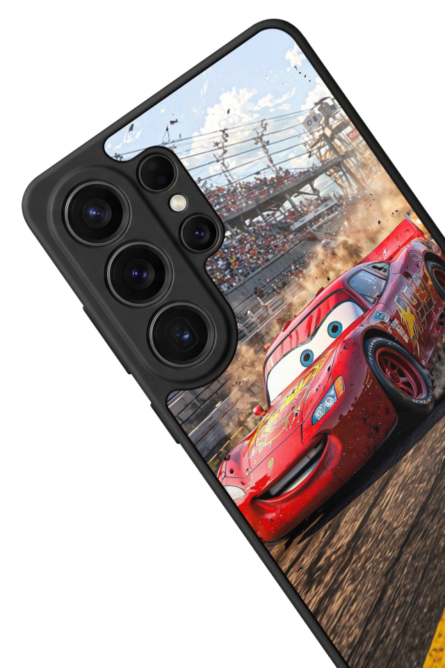 Samsung Galaxy S26 Ultra Uyumlu Şimsek McQueen Tasarımlı Glossy Premium Kılıf