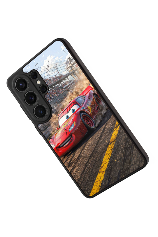 Samsung Galaxy S26 Ultra Uyumlu Şimsek McQueen Tasarımlı Glossy Premium Kılıf