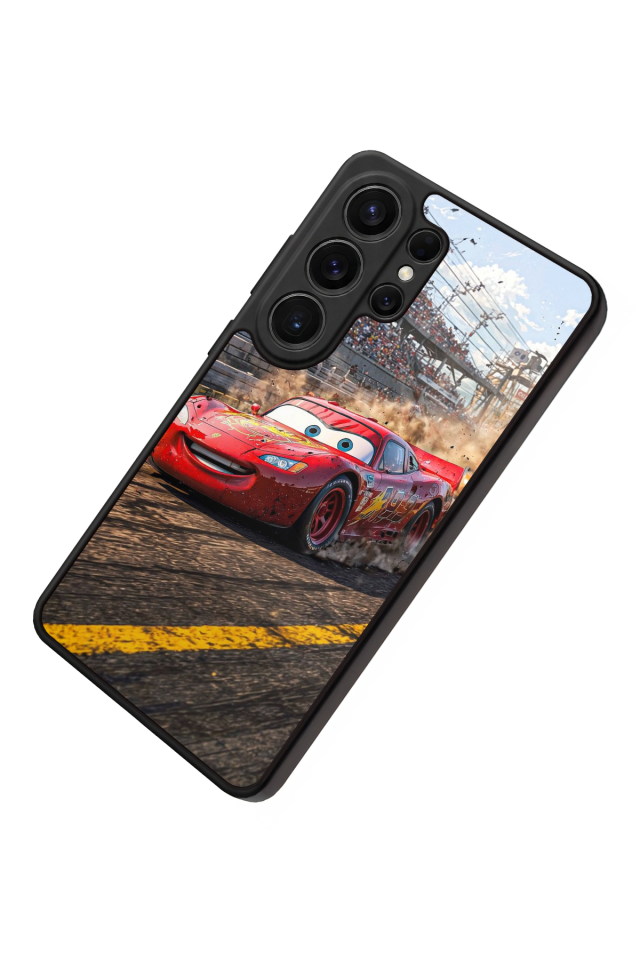 Samsung Galaxy S26 Ultra Uyumlu Şimsek McQueen Tasarımlı Glossy Premium Kılıf