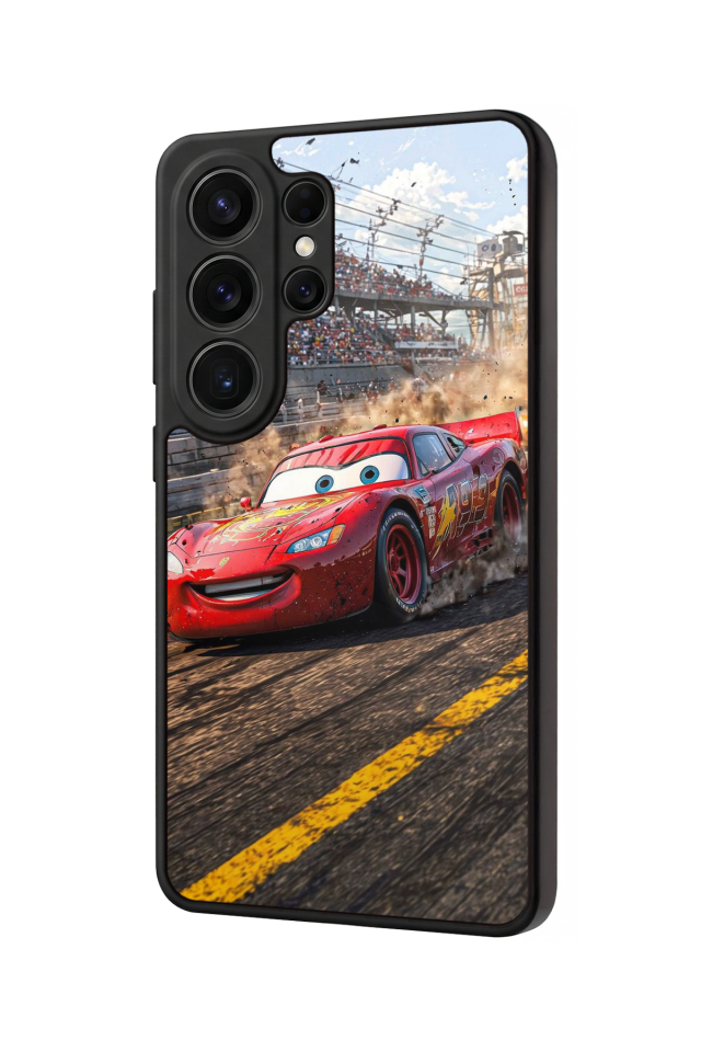 Samsung Galaxy S26 Ultra Uyumlu Şimsek McQueen Tasarımlı Glossy Premium Kılıf