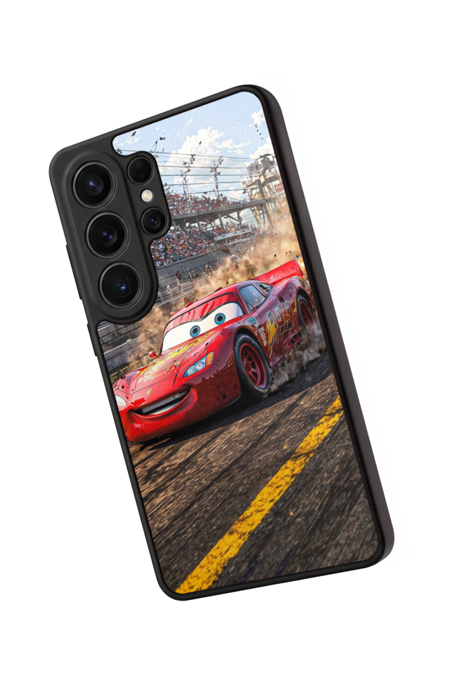 Samsung Galaxy S26 Ultra Uyumlu Şimsek McQueen Tasarımlı Glossy Premium Kılıf