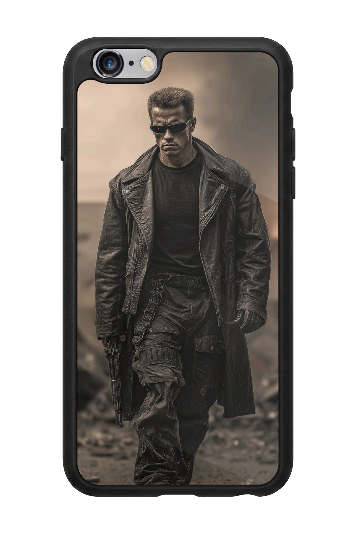 iPhone 6s Plus Uyumlu Terminator Tasarımlı Glossy Premium Kılıf