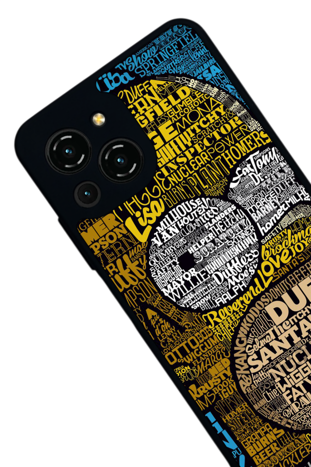 Reeder S23 Pro Max Uyumlu The Simpsons Tasarımlı Glossy Premium Kılıf