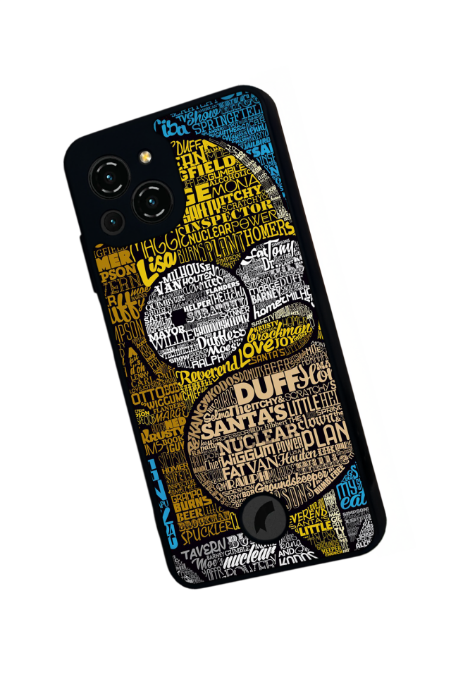 Reeder S23 Pro Max Uyumlu The Simpsons Tasarımlı Glossy Premium Kılıf