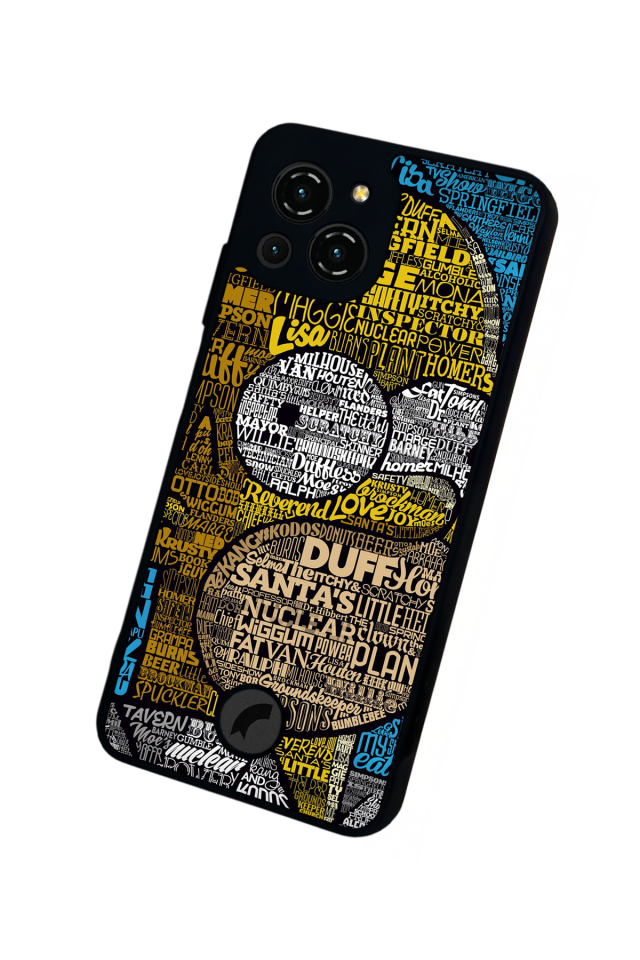 Reeder S23 Pro Max Uyumlu The Simpsons Tasarımlı Glossy Premium Kılıf