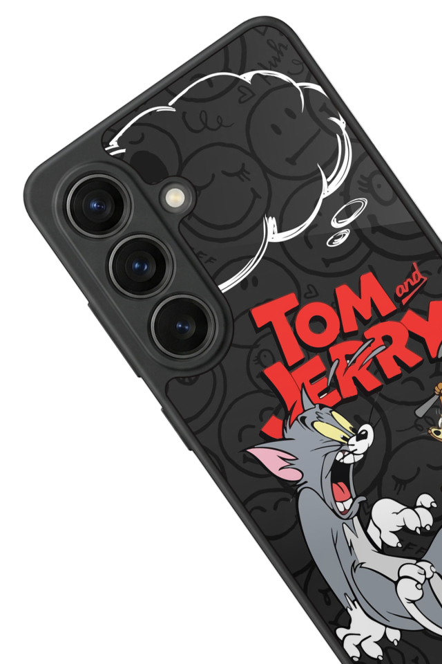 Samsung Galaxy S26 Uyumlu Tom And Jerry Tasarımlı Glossy Premium Kılıf