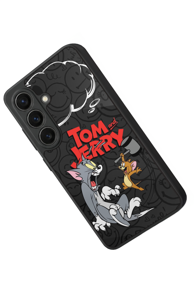 Samsung Galaxy S26 Uyumlu Tom And Jerry Tasarımlı Glossy Premium Kılıf