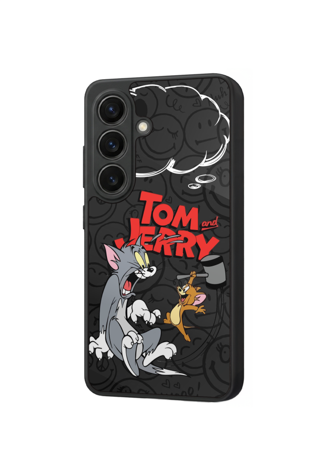 Samsung Galaxy S26 Uyumlu Tom And Jerry Tasarımlı Glossy Premium Kılıf