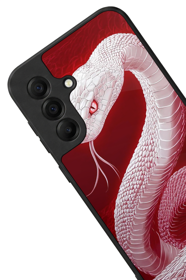 Samsung Galaxy A17 Uyumlu Yılan Tasarımlı Glossy Premium Kılıf