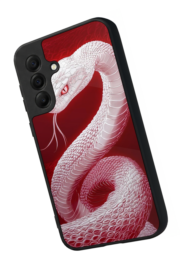 Samsung Galaxy A17 Uyumlu Yılan Tasarımlı Glossy Premium Kılıf