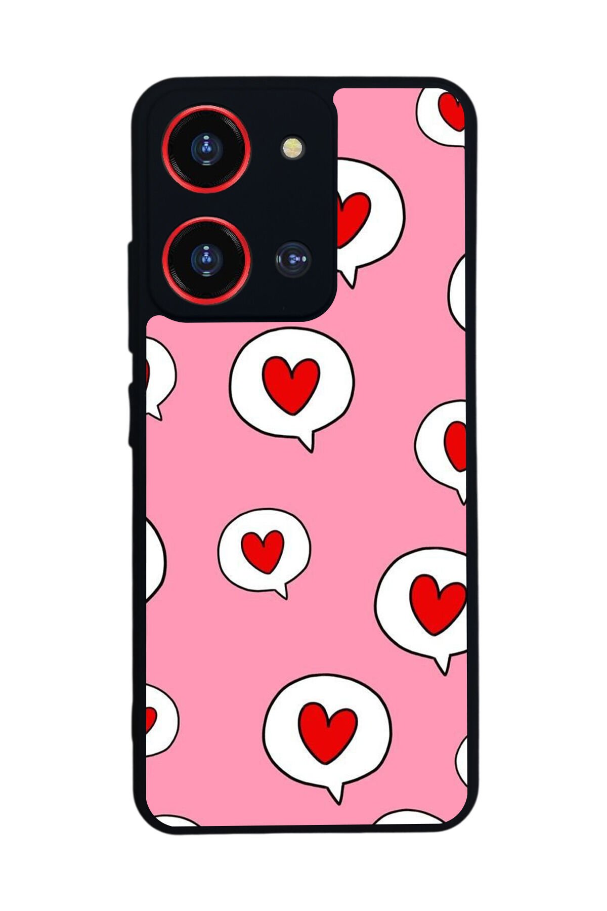 Reeder S19 Max Pro S ZOOM Uyumlu Kalp Love Tasarımlı Glossy Premium Kılıf
