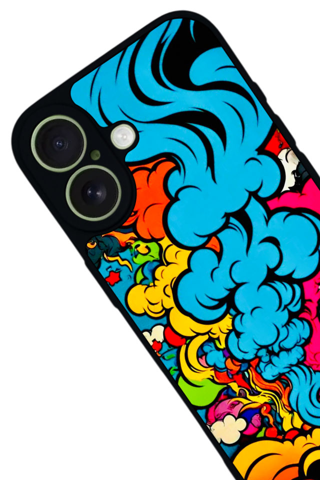 iPhone 17 Uyumlu Abstract Tasarımlı Glossy Premium Kılıf