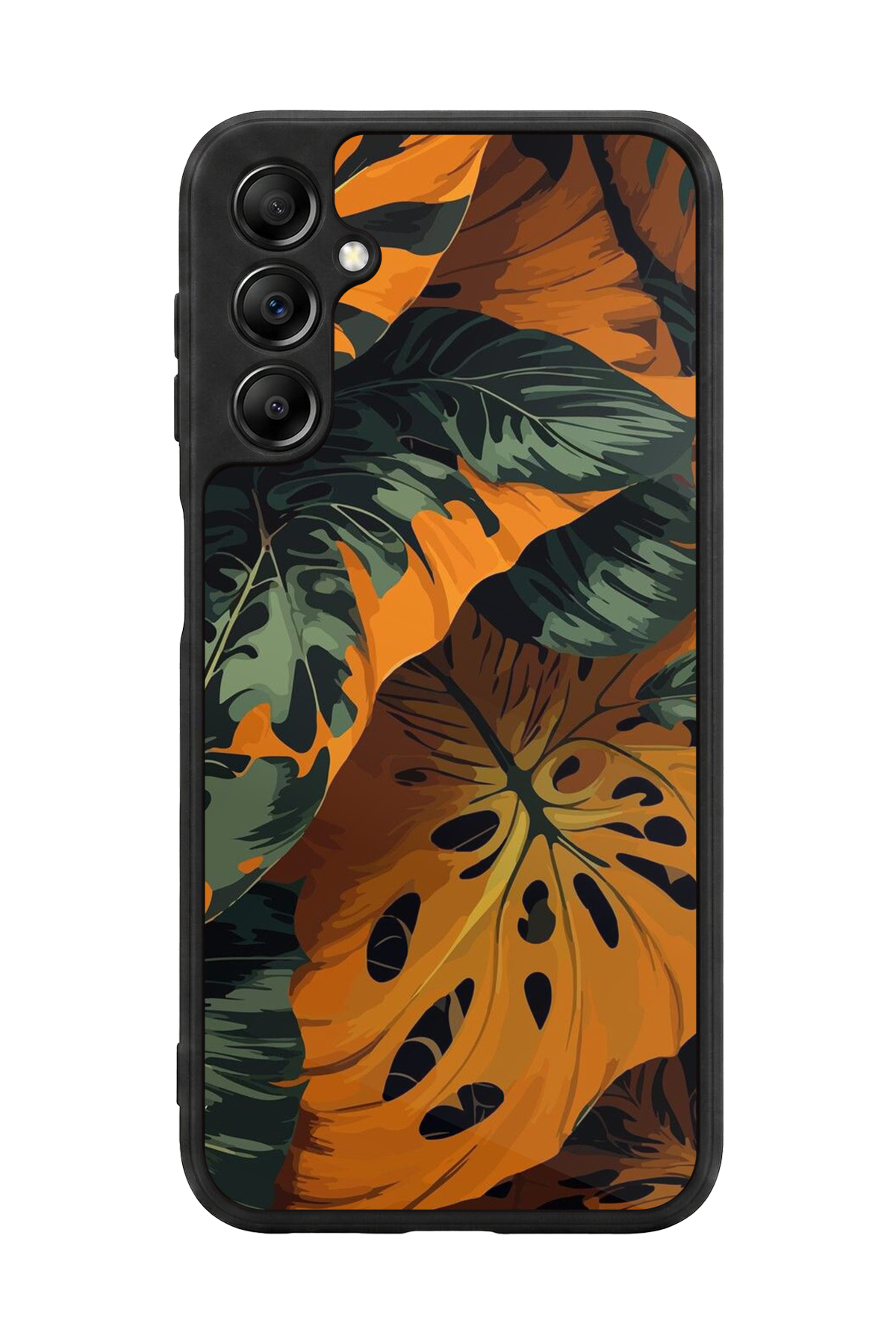 Samsung Galaxy A14 Uyumlu Botanik Tasarımlı Glossy Premium Kılıf