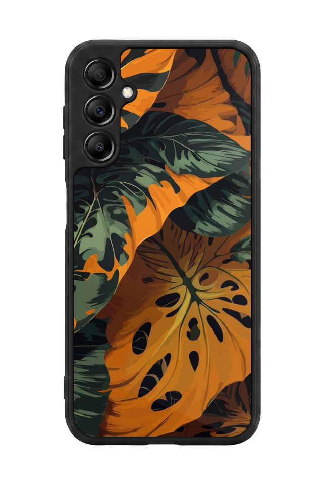 Samsung Galaxy A14 Uyumlu Botanik Tasarımlı Glossy Premium Kılıf
