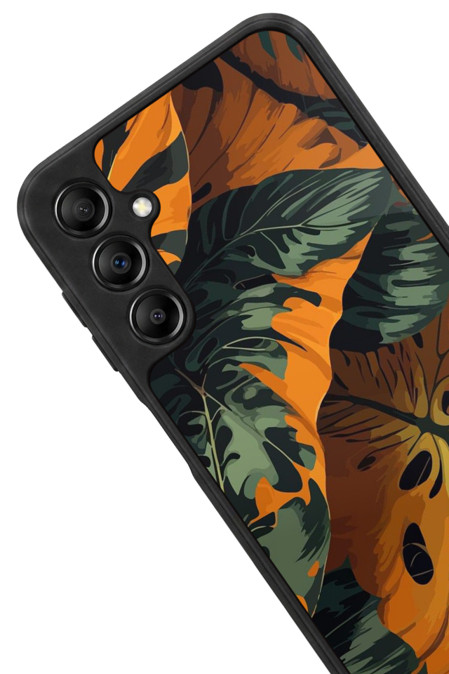 Samsung Galaxy A14 Uyumlu Botanik Tasarımlı Glossy Premium Kılıf