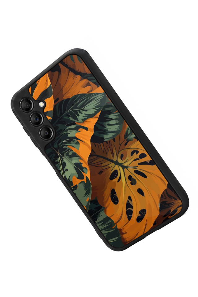 Samsung Galaxy A14 Uyumlu Botanik Tasarımlı Glossy Premium Kılıf