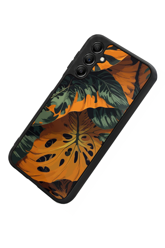 Samsung Galaxy A14 Uyumlu Botanik Tasarımlı Glossy Premium Kılıf
