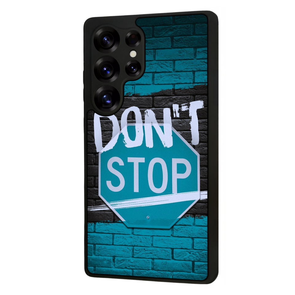 Samsung Galaxy S25 Ultra Uyumlu Dont Stop Tasarımlı Glossy Premium Kılıf