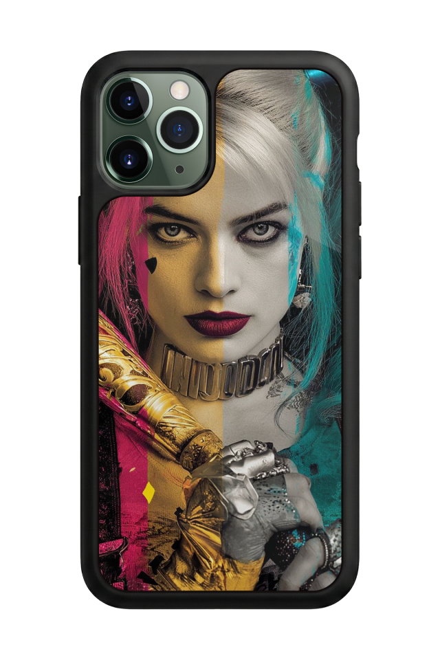 iPhone 11 Pro Max Uyumlu HarleyQueen Tasarımlı Glossy Premium Kılıf