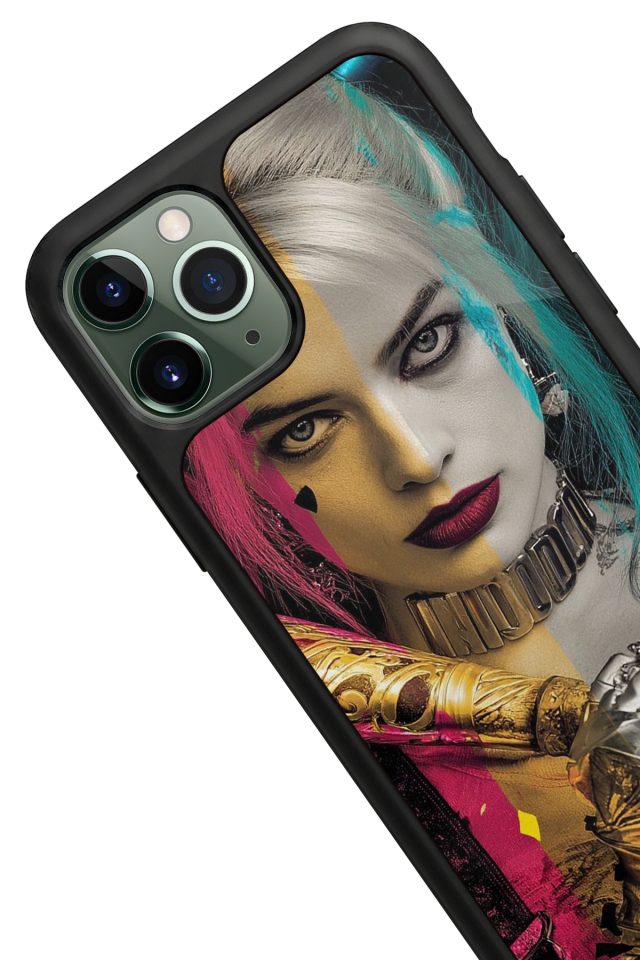 iPhone 11 Pro Max Uyumlu HarleyQueen Tasarımlı Glossy Premium Kılıf