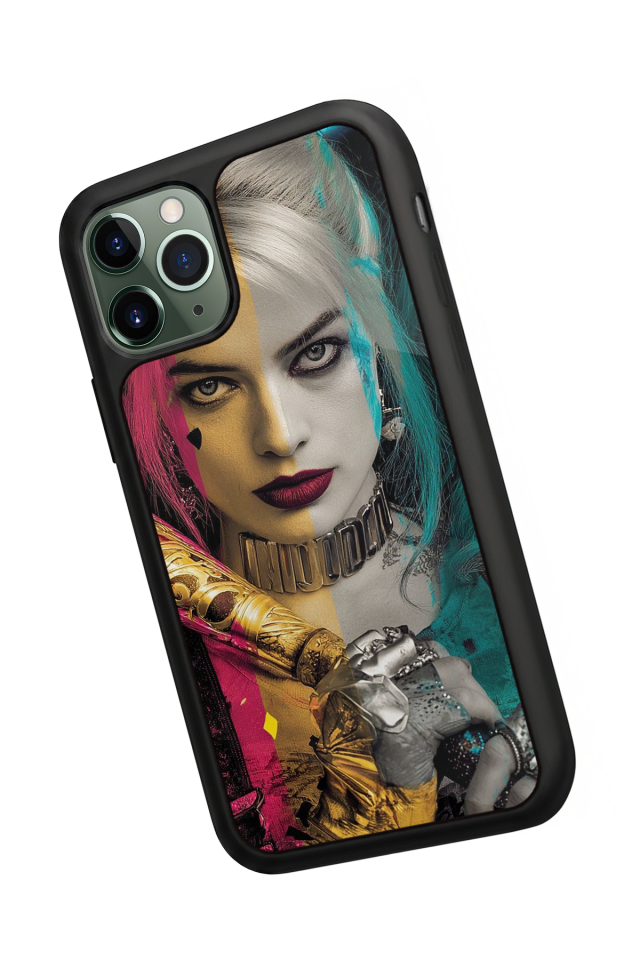 iPhone 11 Pro Max Uyumlu HarleyQueen Tasarımlı Glossy Premium Kılıf