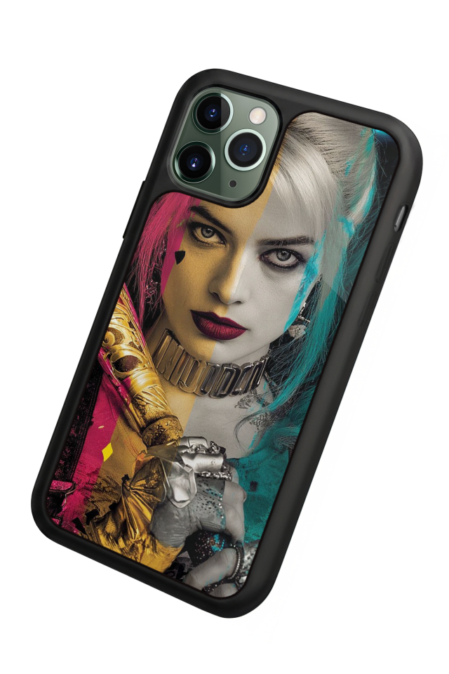 iPhone 11 Pro Max Uyumlu HarleyQueen Tasarımlı Glossy Premium Kılıf