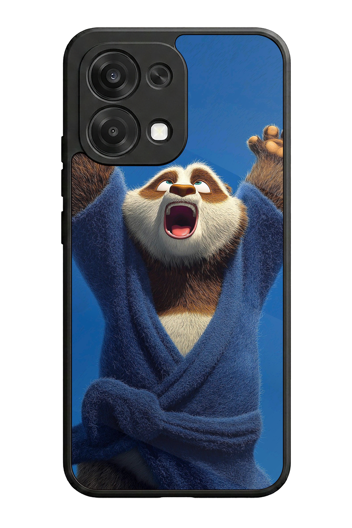 Oppo A6 Pro Uyumlu Kung Fu Panda Tasarımlı Glossy Premium Kılıf