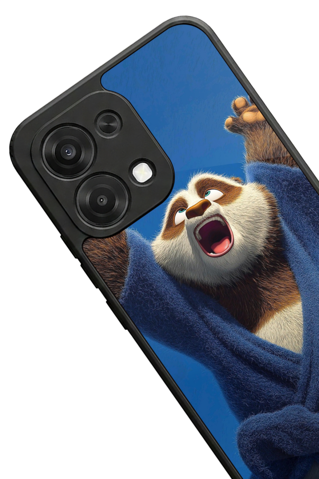 Oppo A6 Pro Uyumlu Kung Fu Panda Tasarımlı Glossy Premium Kılıf