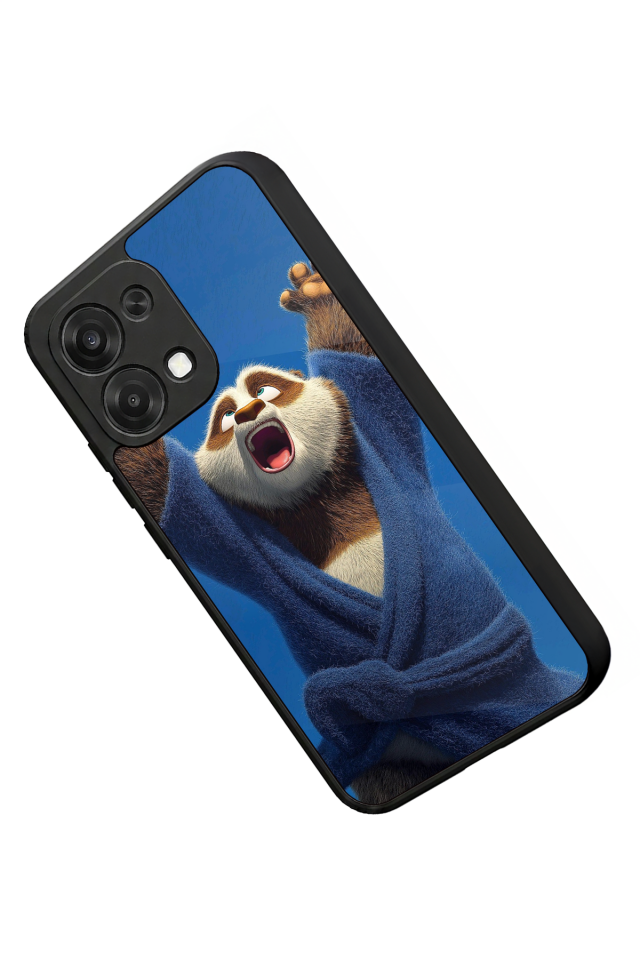 Oppo A6 Pro Uyumlu Kung Fu Panda Tasarımlı Glossy Premium Kılıf