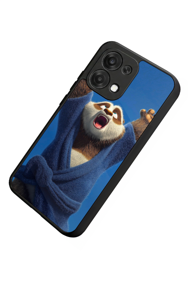 Oppo A6 Pro Uyumlu Kung Fu Panda Tasarımlı Glossy Premium Kılıf