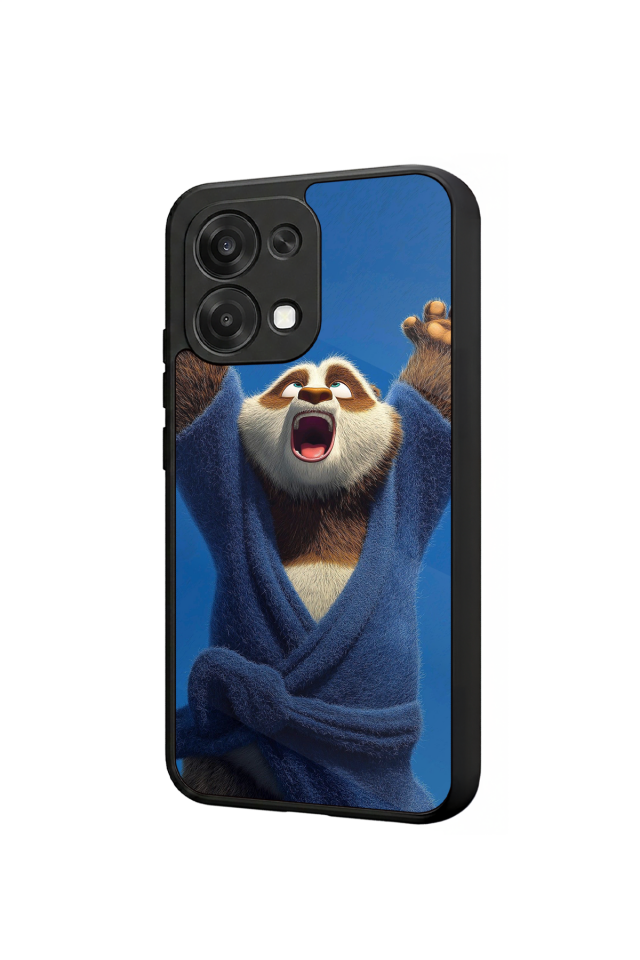 Oppo A6 Pro Uyumlu Kung Fu Panda Tasarımlı Glossy Premium Kılıf