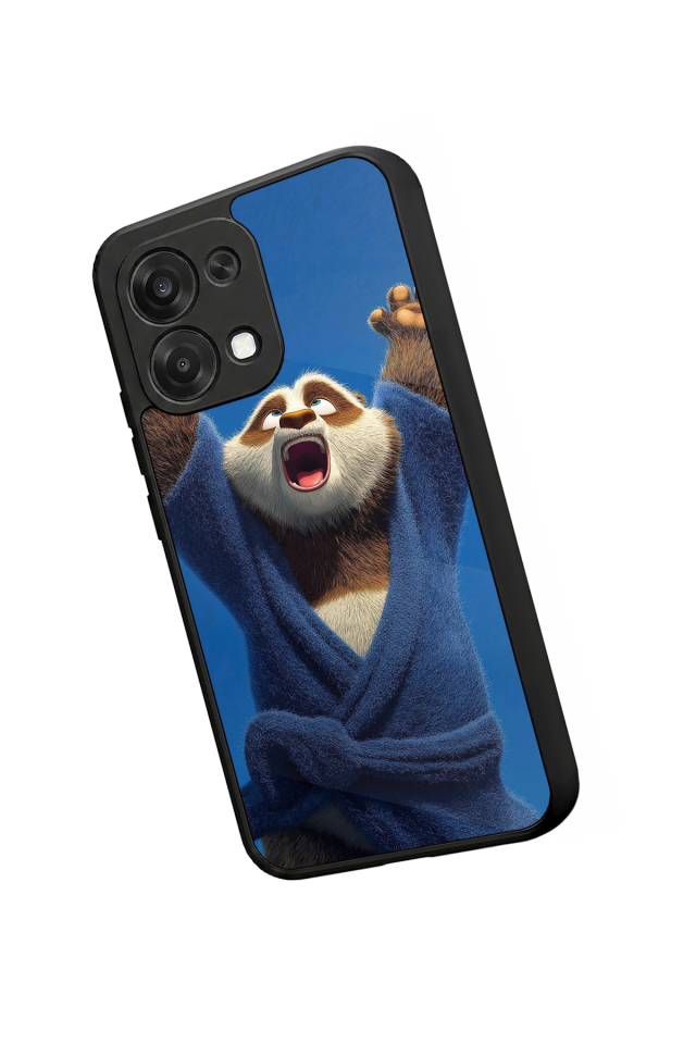 Oppo A6 Pro Uyumlu Kung Fu Panda Tasarımlı Glossy Premium Kılıf