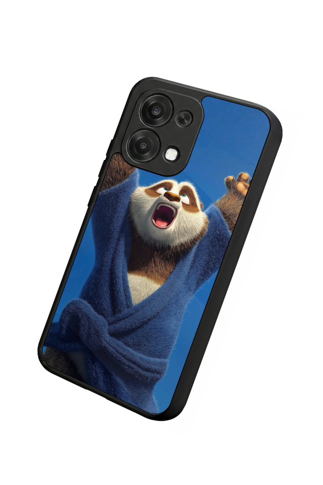 Oppo A6 Pro Uyumlu Kung Fu Panda Tasarımlı Glossy Premium Kılıf
