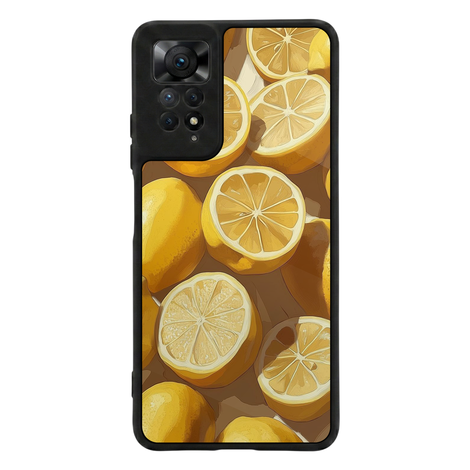 Xiaomi Redmi Note 12 Pro Uyumlu Limon Tasarımlı Glossy Premium Kılıf