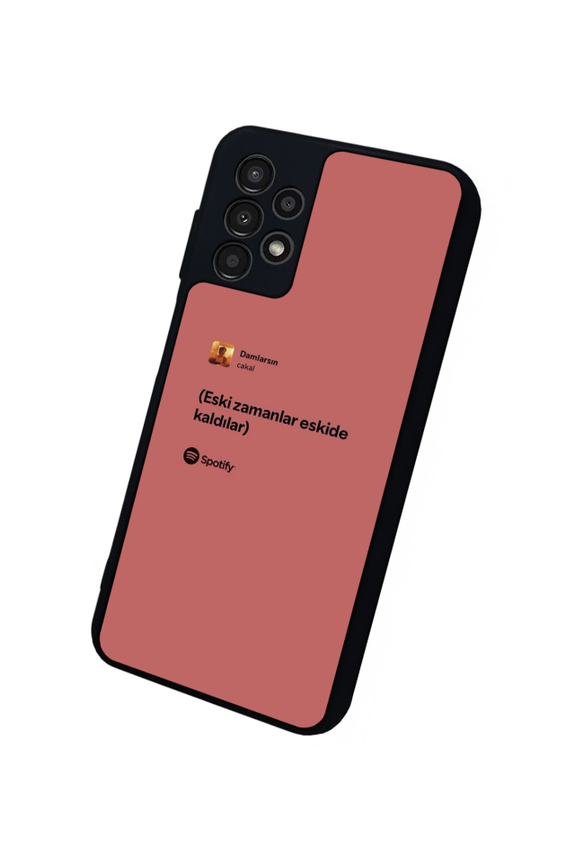 Samsung Galaxy A23 Uyumlu Sarki Sozleri Tasarımlı Glossy Premium Kılıf