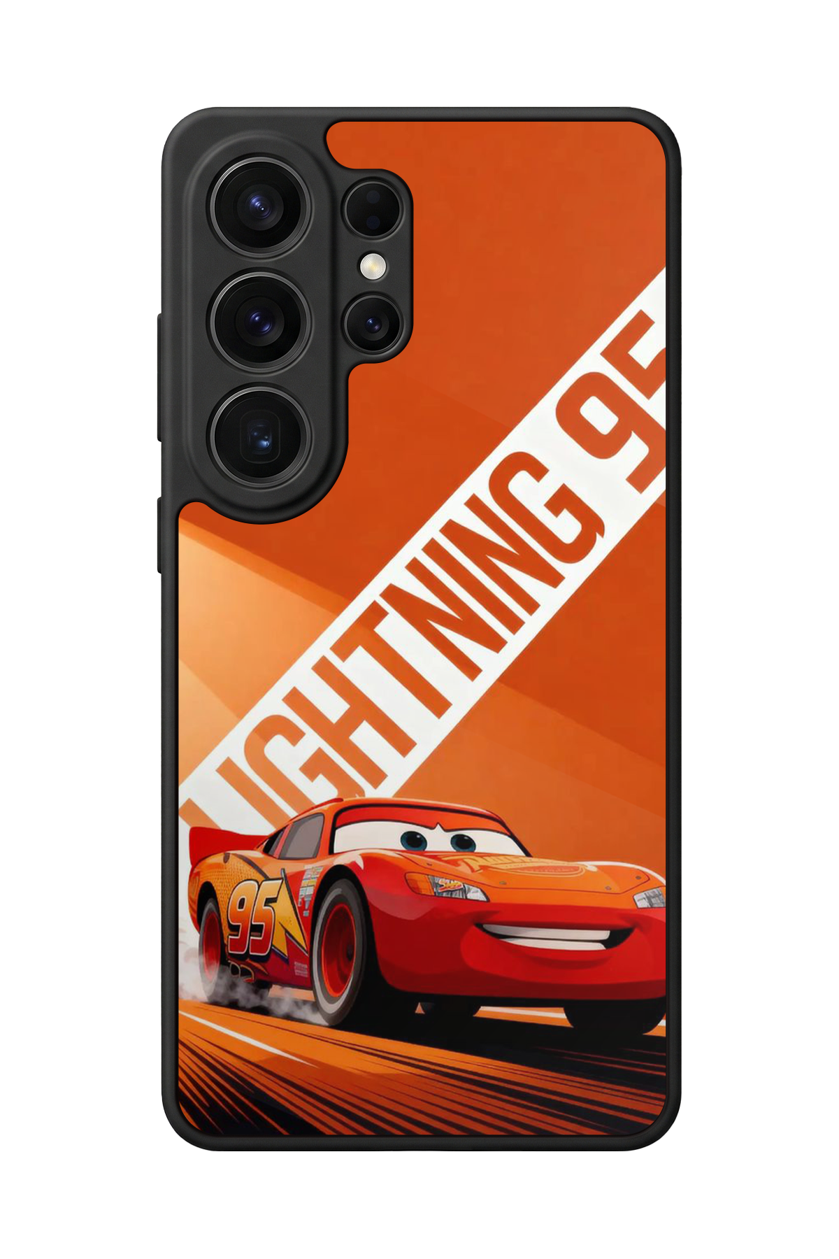 Samsung Galaxy S26 Ultra Uyumlu Şimsek McQueen Tasarımlı Glossy Premium Kılıf