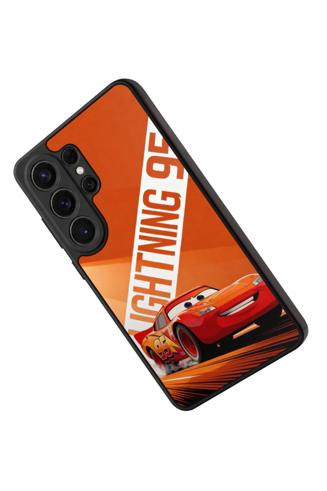 Samsung Galaxy S26 Ultra Uyumlu Şimsek McQueen Tasarımlı Glossy Premium Kılıf