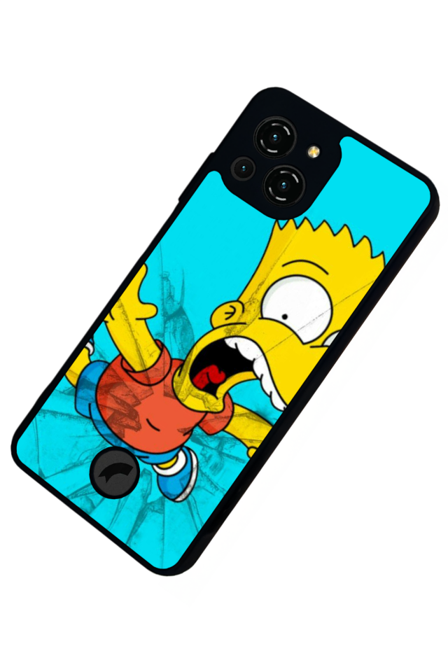 Reeder S23 Pro Max Uyumlu The Simpsons Tasarımlı Glossy Premium Kılıf