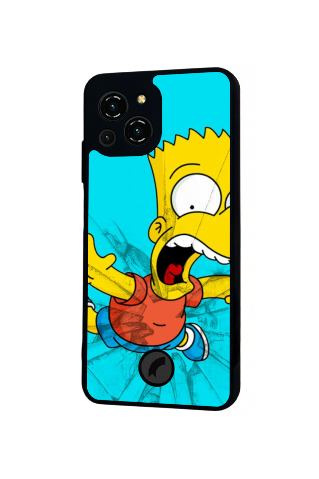 Reeder S23 Pro Max Uyumlu The Simpsons Tasarımlı Glossy Premium Kılıf