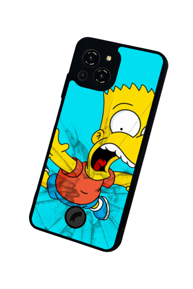 Reeder S23 Pro Max Uyumlu The Simpsons Tasarımlı Glossy Premium Kılıf