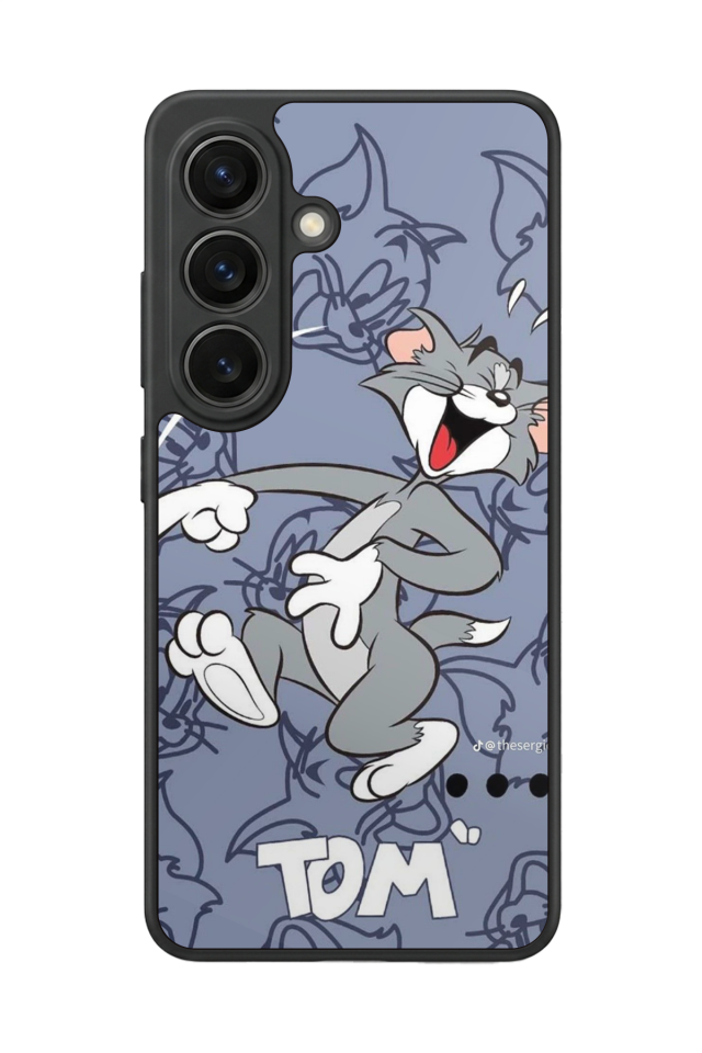 Samsung Galaxy S26 Uyumlu Tom And Jerry Tasarımlı Glossy Premium Kılıf