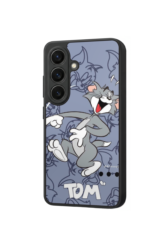Samsung Galaxy S26 Uyumlu Tom And Jerry Tasarımlı Glossy Premium Kılıf