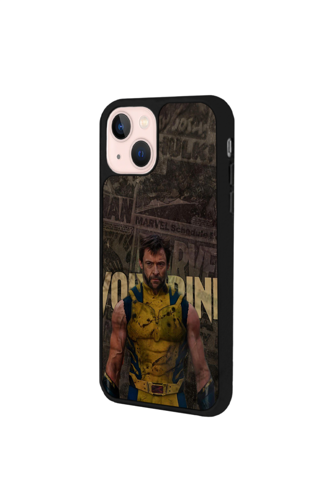 iPhone 13/14 Uyumlu Wolverine Tasarımlı Glossy Premium Kılıf