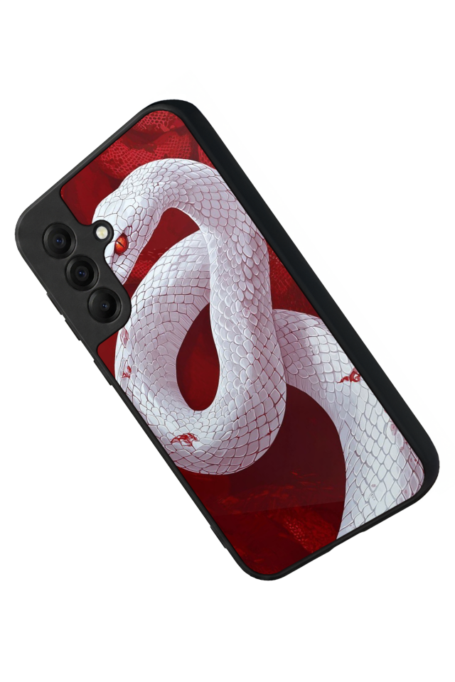 Samsung Galaxy A17 Uyumlu Yılan Tasarımlı Glossy Premium Kılıf